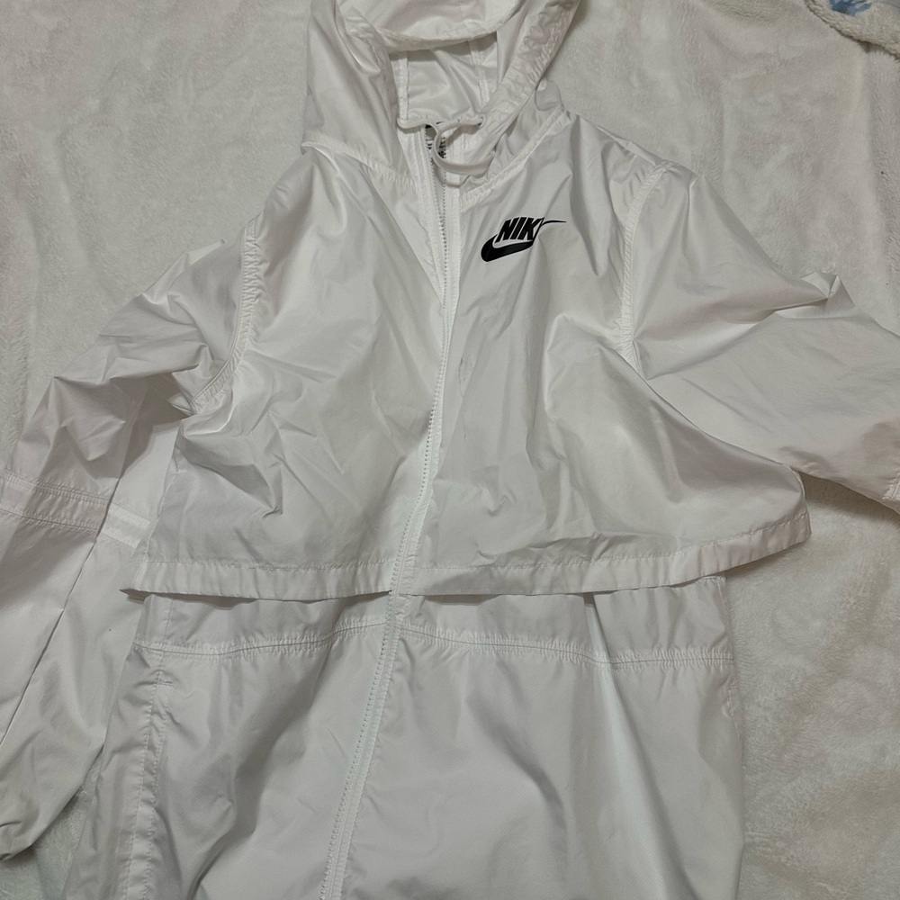 Nike Classic White Mesh Jacket